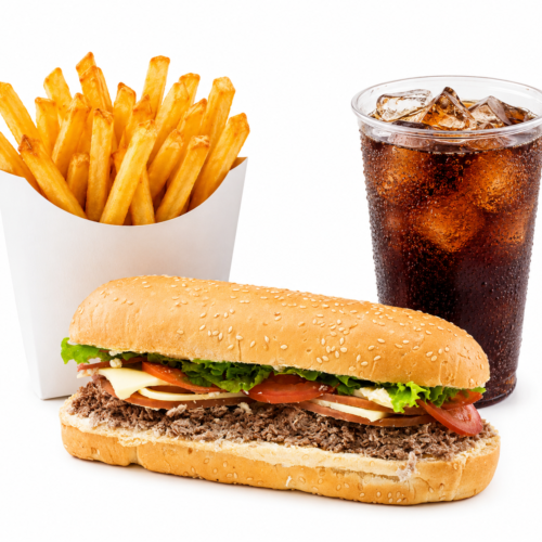 Sandwich especial carne en combo Sándwich Especial +Carne
