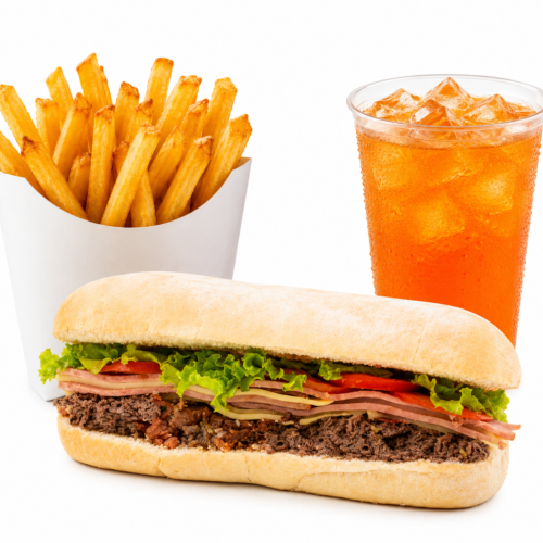 Sàndwich mixto carne chorizo en combo Sándwich Mixto +Chorizo +Carne