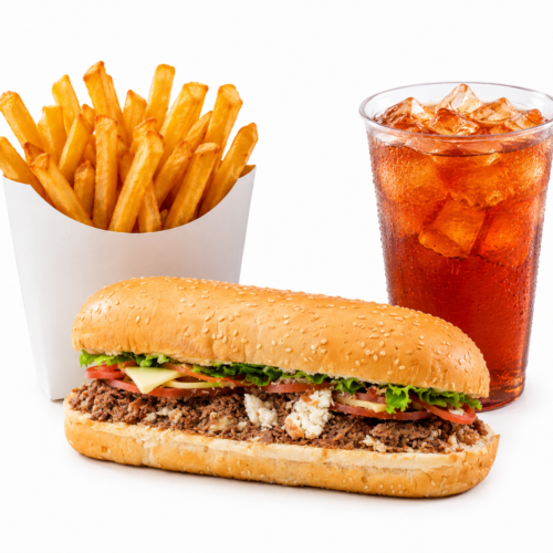 Sàndwich mixto carne pollo en combo Sándwich Mixto +Carne +Pollo