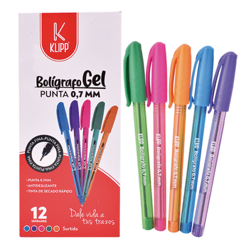 Bolígrafo Gel Klipp